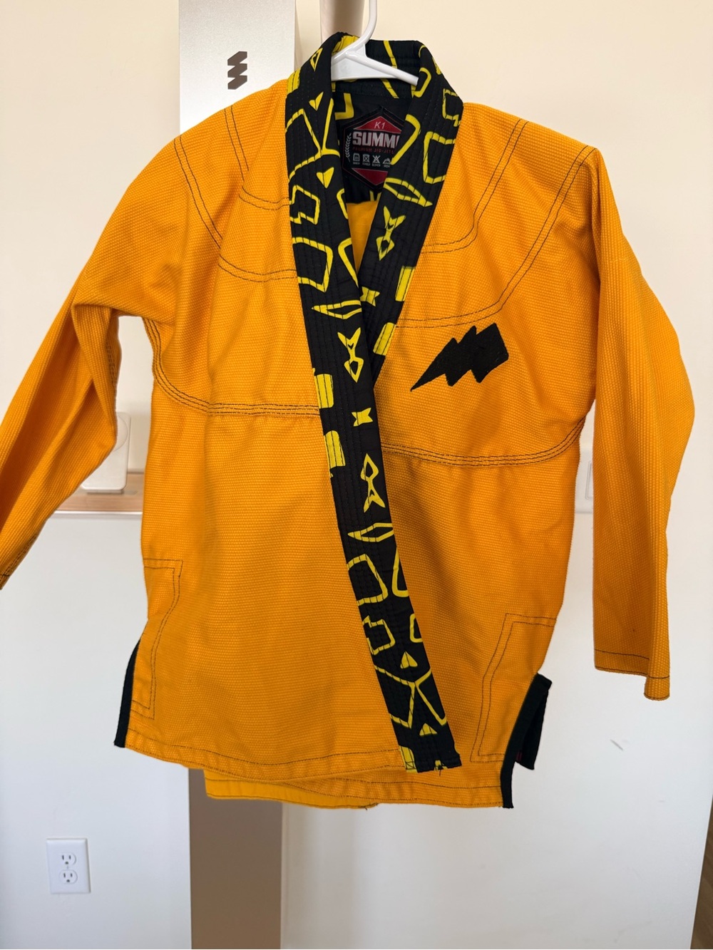NWOT Summo Sports Kids “Chokemon” BJJ Gi for Jiu Jitsu, Martial Arts - Yellow
